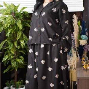 Ensemble panda توب لولان مطروز